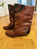 Elegante Vintage Lederstiefel, Grösse 36, Top Zustand!