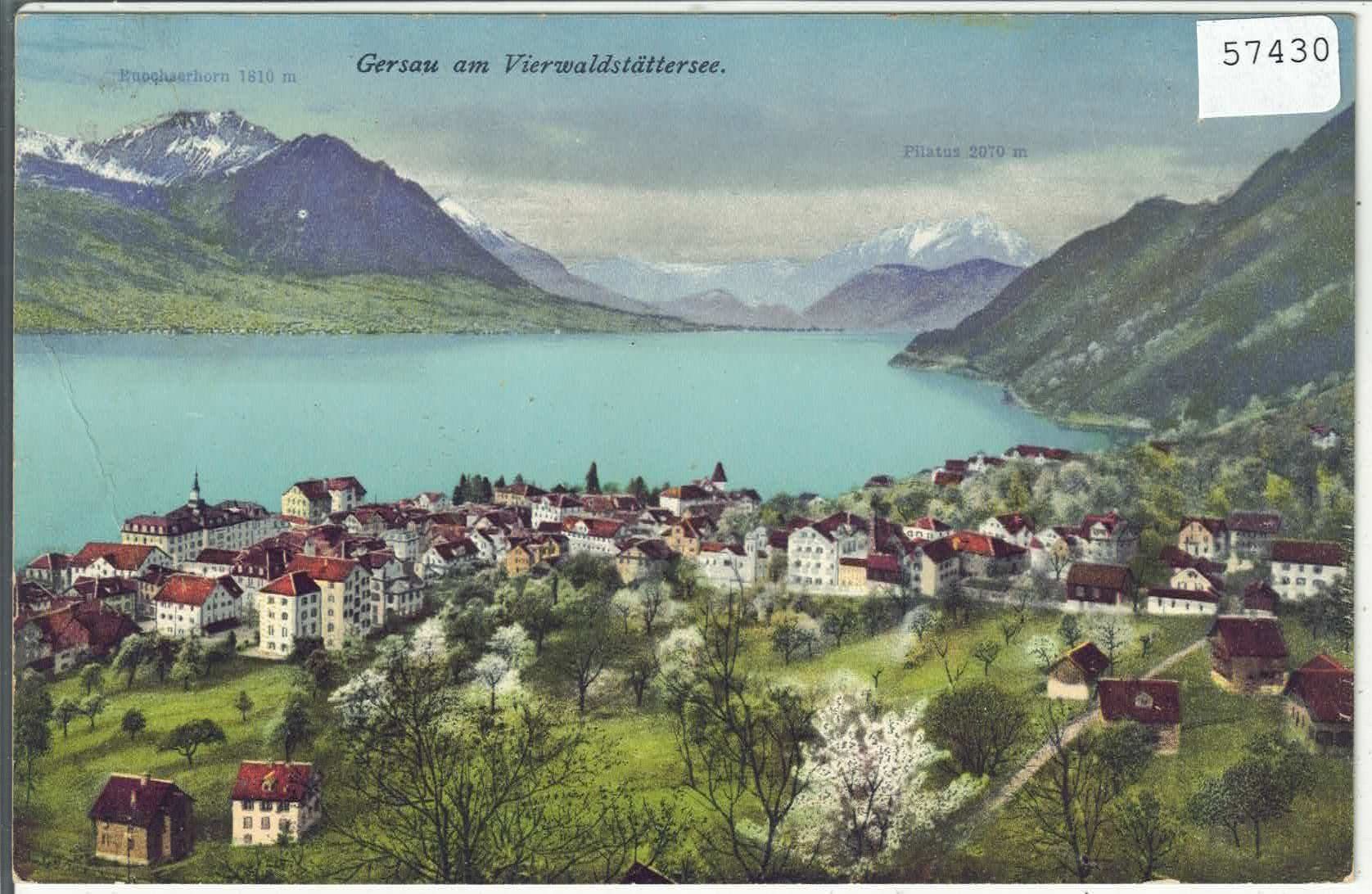 Cartes postales: Gersau - Panorama - Litho – D'occasion à Ettingen par Kartenplanet