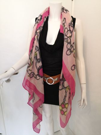 🤩NULU SCHAL ROSA GROSS MIT MUSTER