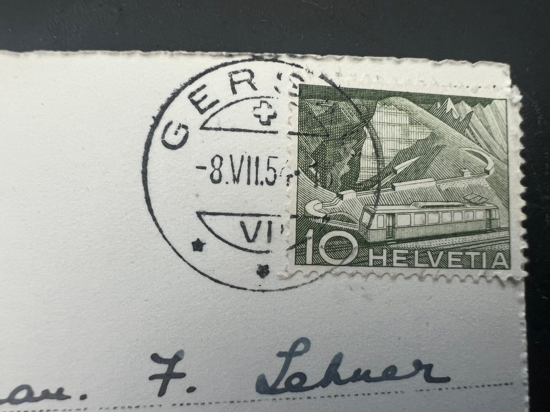 Cartoline postali: AK  1954 Gersau   (G941) – Usato da Hinwil venduto da Sidi4 1