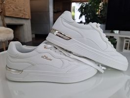 S.Oliver Sneaker Weiss Gr.40 NEU