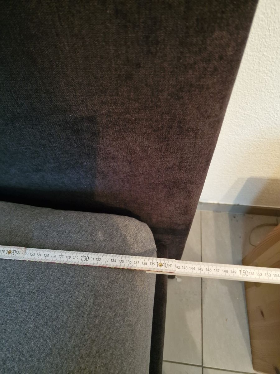 Letti: Boxspringbett, 140x200cm, Stoff schwarz – Usato da Vorderthal venduto da Naja710 3