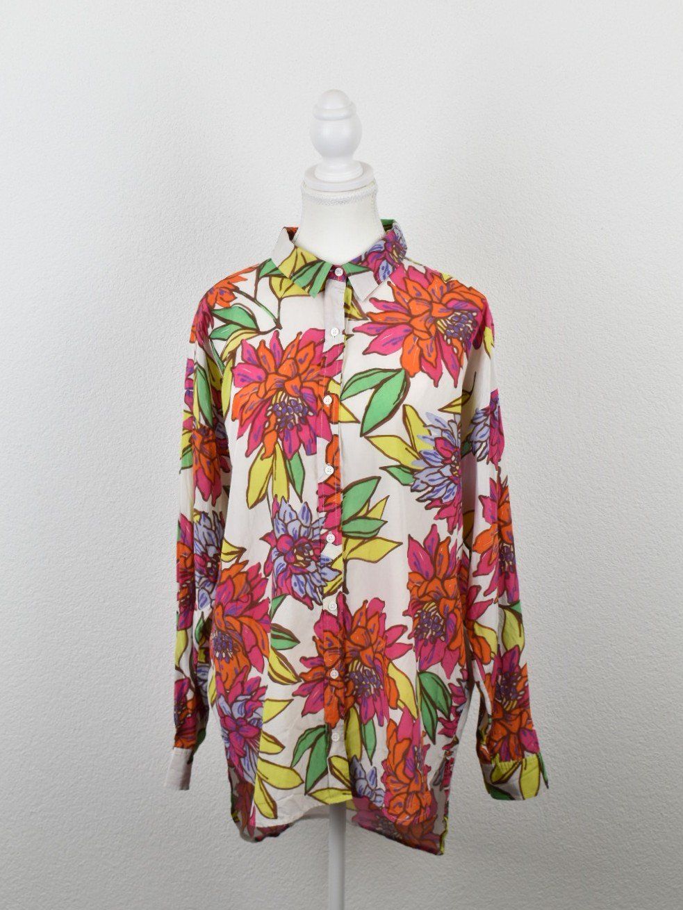 Grace Blusen: Grace Bluse, Gr.S, oversized, Seide & Baumwolle – Gebraucht aus Nürensdorf von 2ND_STORY 1
