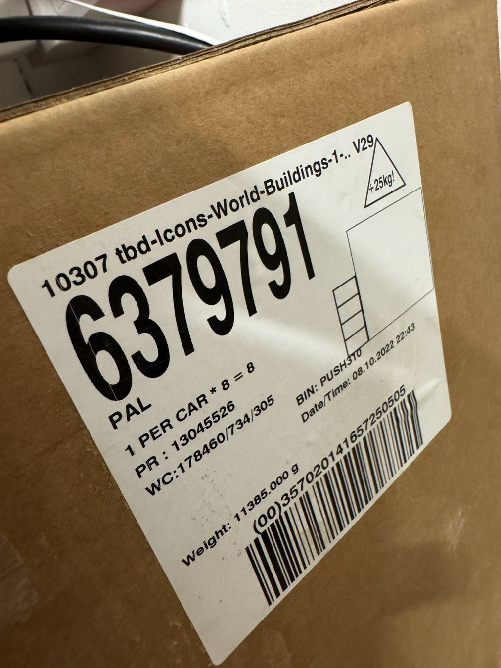 Lego Kit di costruzioni: Lego Eiffelturm Neu Originalverpackt – Nuovo e nell'imballaggio originale da Niederrohrdorf venduto da ursgut-vinyl 2