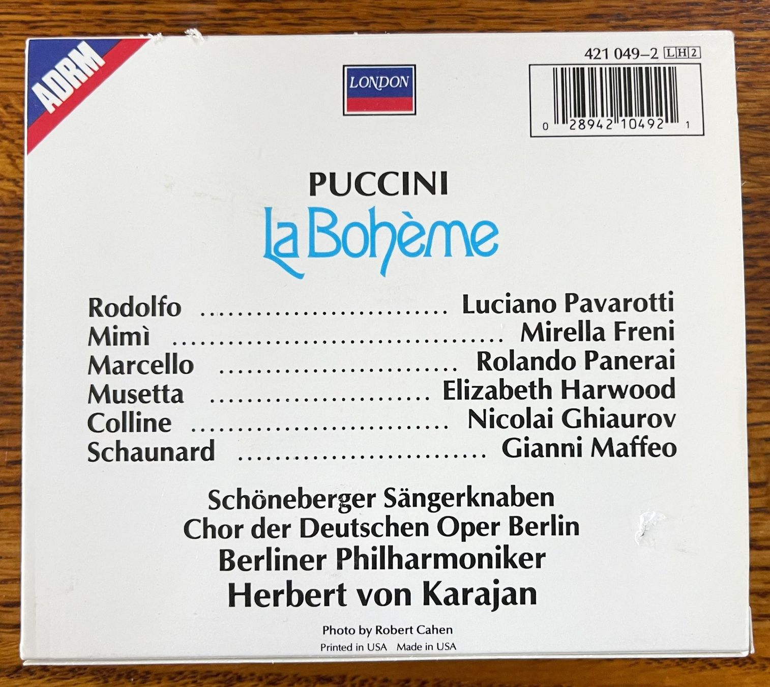 CDs: CD-Box - Puccini: La Bohème – Gebraucht aus Oftringen von Vucki 2