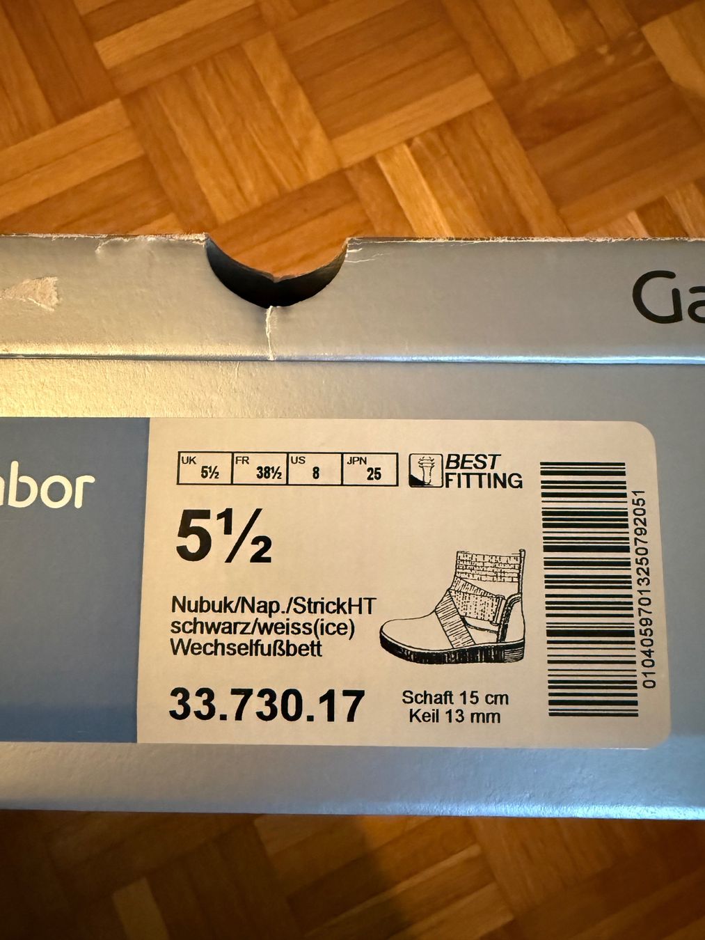 Gabor Scarpe da donna: Gabor Sneaker Boots Schwarz Gr. 38,5 – Usato da Riehen venduto da Sandrita08 3
