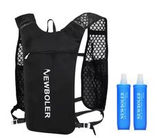 Ultraleicht Running Trinkrucksack + 2x Wasserflasche 250ml