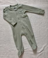 Baby GAP Overall Gr. 80 – grün gestreift mit Bärchen