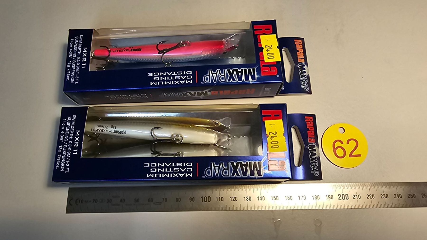 Rapala Esche: 2 Rapala Maxrap Köder, neu & OVP, Top Zustand, Max Casting – Nuovo e nell'imballaggio originale da Abtwil SG venduto da Fischerei_Artikel 1