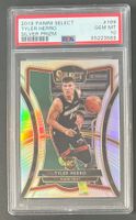 NBA Tyler Herro 2019 Select Silver Prizm Rookie PSA 10