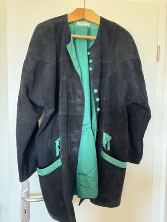 Vintage Wildleder Mantel, I. Skinn AB, Grösse XL)