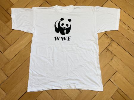 Vintage 90s T-Shirt WWF New Sz L