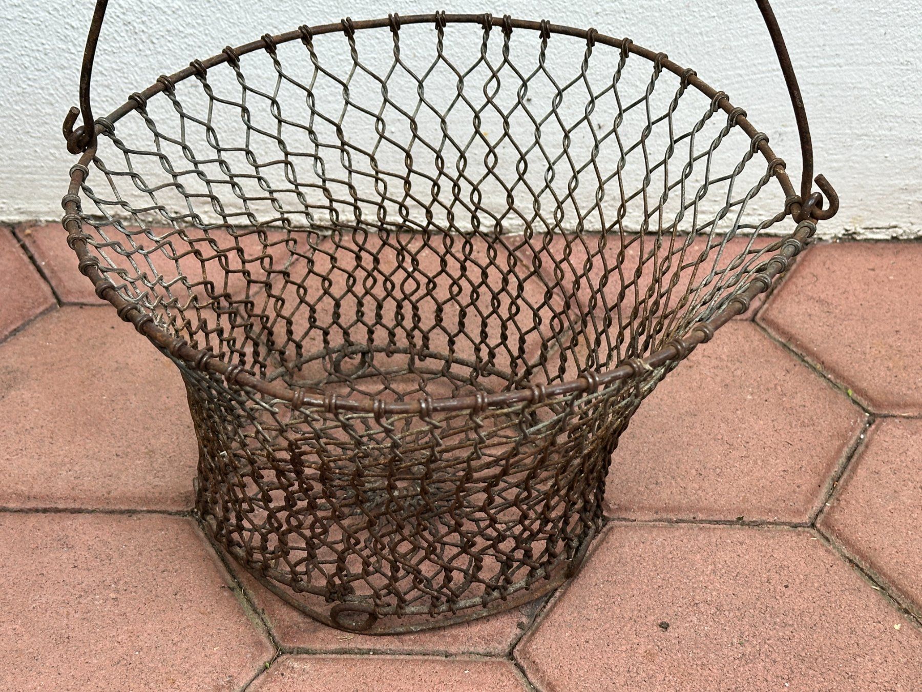 Sonstige Antiquitäten & Kunst: Antik Drahtkorb Obstkorb Korb – Gebraucht aus Flüelen von Amazona03 1