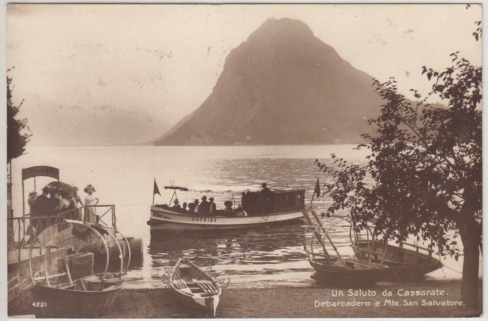 Cartoline postali: Ak Un Saluto Da.cassarate TI – Usato da Herrliberg venduto da Lfrifda