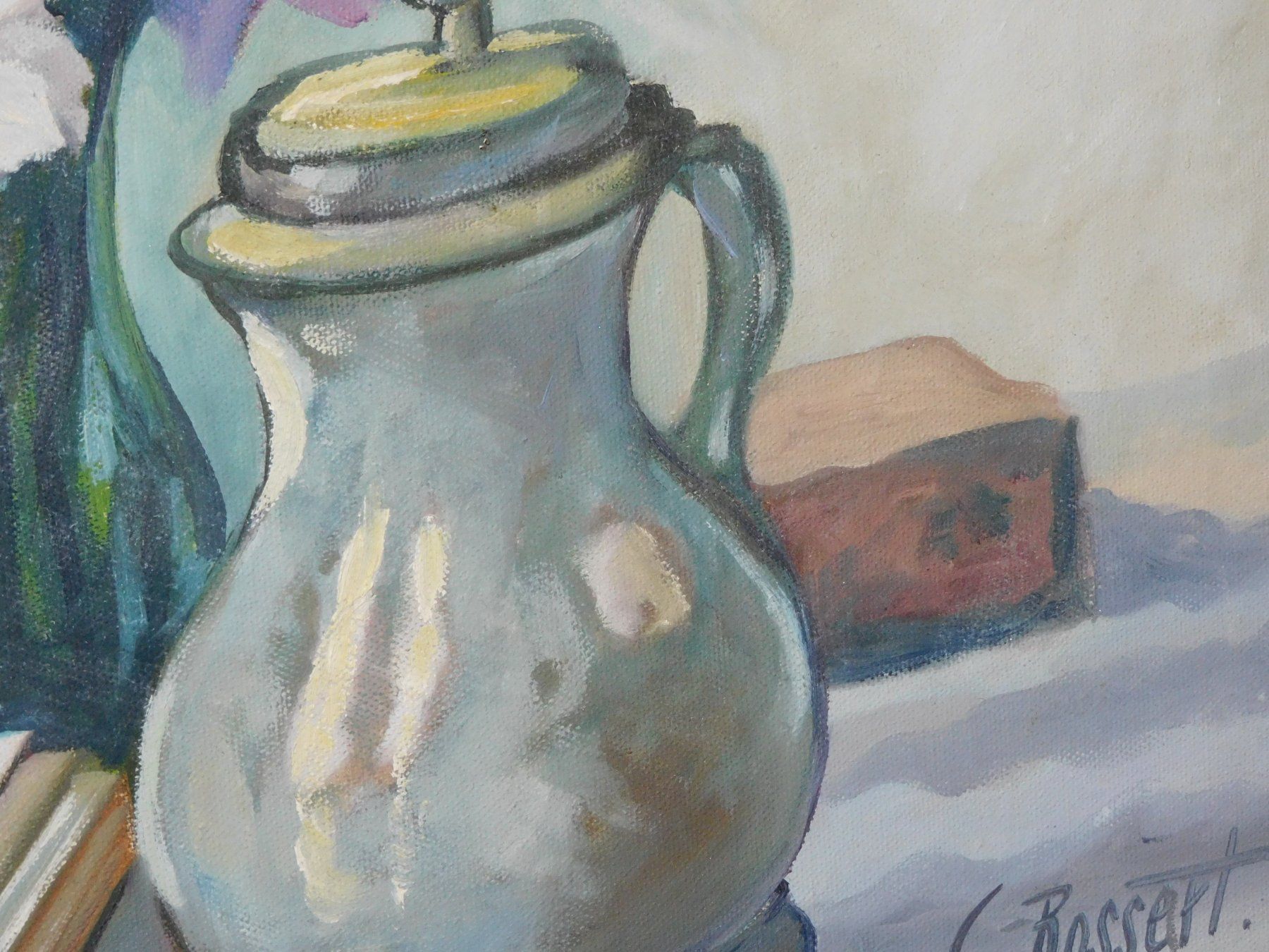 Dipinti: Kunst Gemälde gr Still Leben  -  Ölgemälde signiert Bild – Usato da Sursee venduto da 76 5