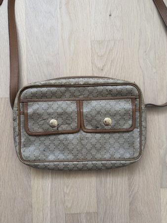  CELINE Paris Tasche Braun Canvas Vintage