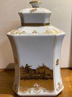 PORZELLAN TEEDOSE KUNSTDOSE JUGENDSTIL ROSENTHAL