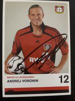 Signierte Karte Andrej Voronin Bayer 04 Leverkusen