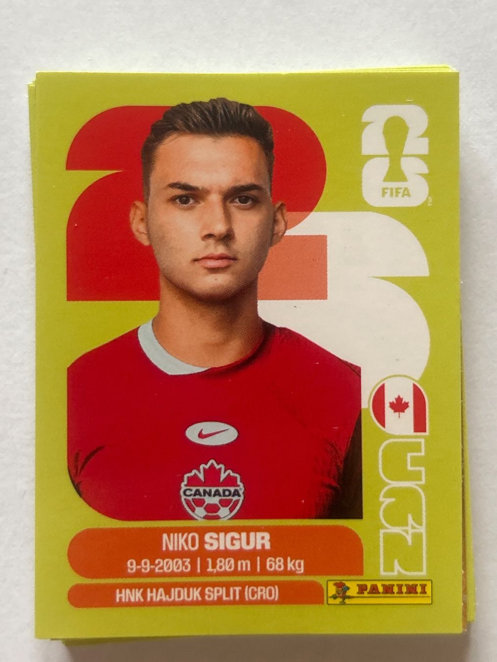 Panini Carte collezionabili: Panini WM 2026 Sticker - Sigur CAN 16 – Nuovo (secondo la descrizione) da Troistorrents venduto da sim_d75d