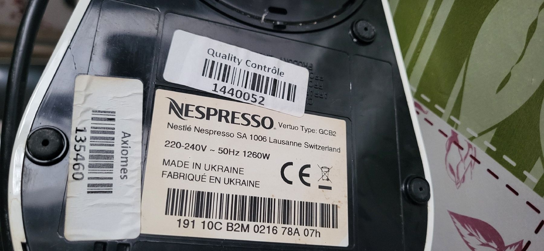 Nespresso Macchine per caffè & Macchine per espresso: Machine à café Nespresso VERTUO type: GCB2 – Usato da Düdingen venduto da boascompras