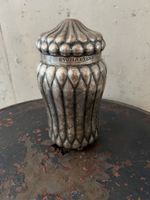Versilberte Art Deco Ovomaltine Dose
