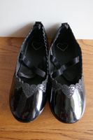 Süsse schwarze Ballerina Herzen, Gr. 28