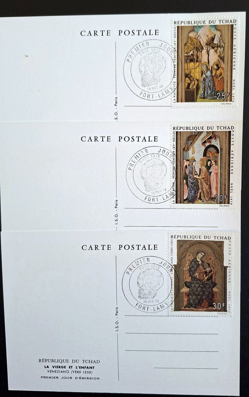 Tutti i francobolli: Ruanda Serie FDC und Maxikarten Weihnacht – Usato da Basel venduto da Pfefferschootte 1