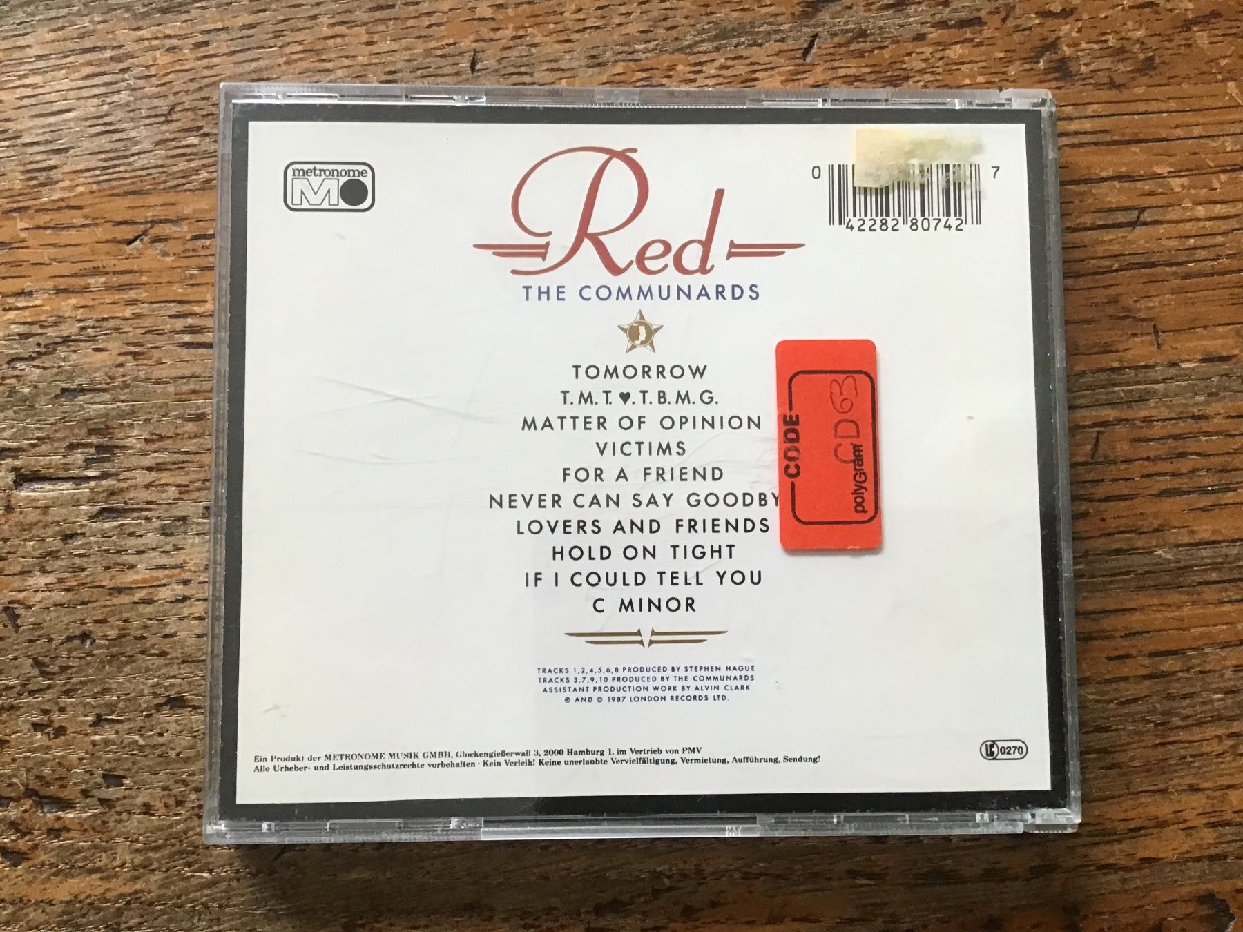 CDs: CD The Communards – Gebraucht aus Fully von Ruby97 2