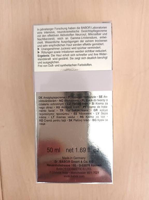 Soins du visage: Babor Neuro Sensitive Cellular Intensive Calming Cream – D'occasion à Bäretswil par Ancipitia 1