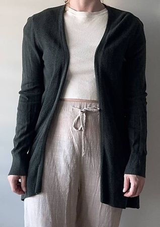 Cardigan dunkelgrün Gr 36