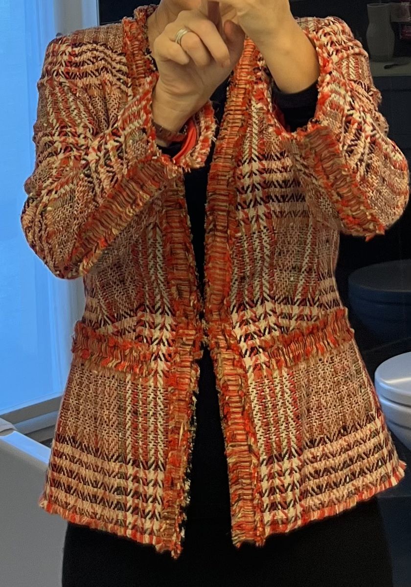Giacche: Carreaux Jacke Orange S – Usato da Freienbach venduto da alile 4
