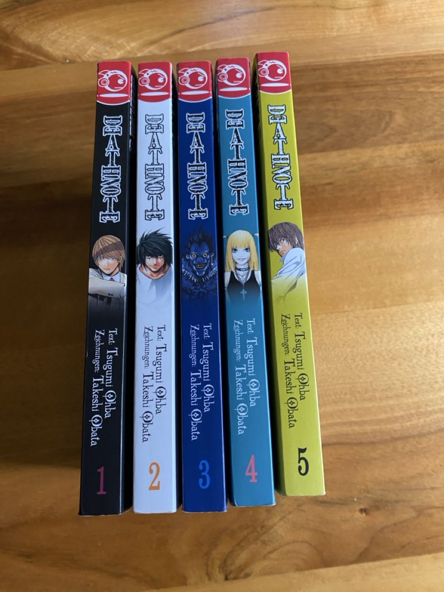 BD: Death Note 1-5 – D'occasion à Sachseln par Reini15 1