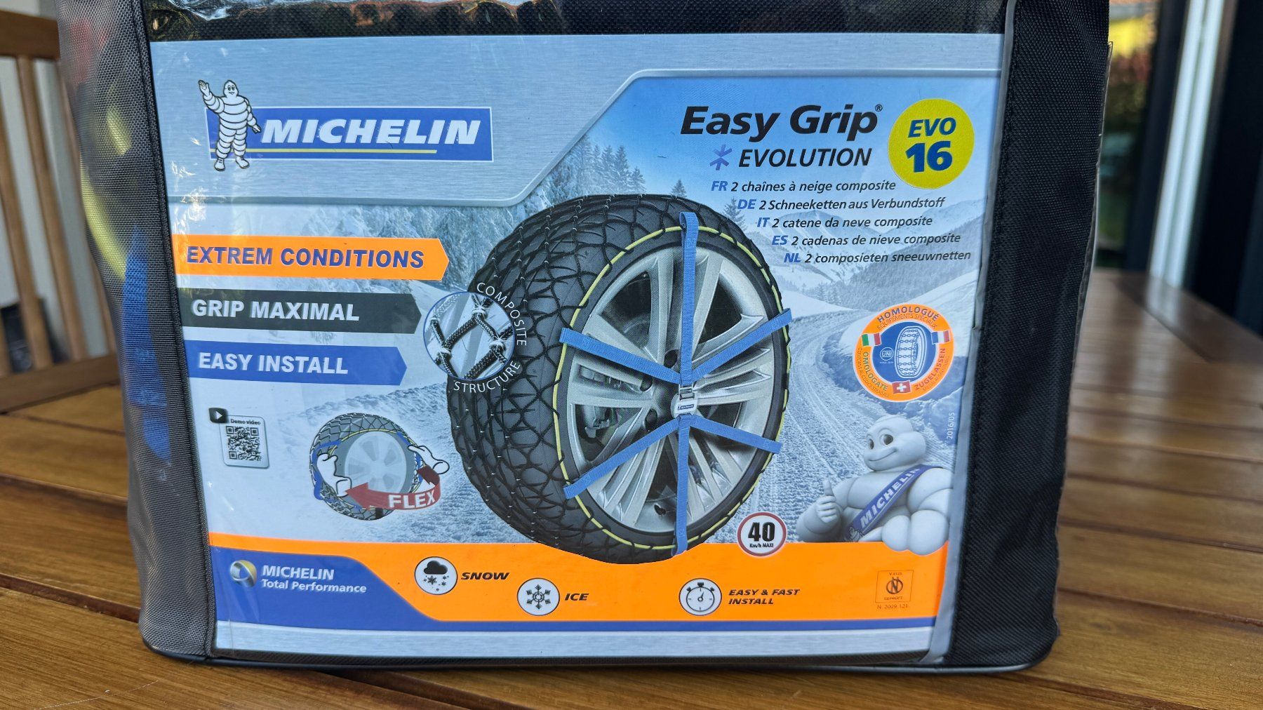 Schneeketten: MICHELIN EASY GRIP EVOLUTION 16 Chaine à neige – Neu und originalverpackt aus Oron-le-Châtel von Mcholi 1