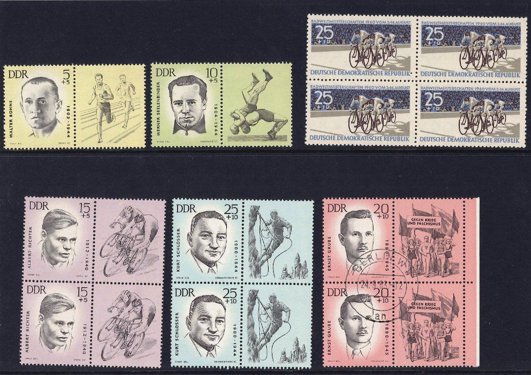 Alle Briefmarken: DDR Los mit VBs, Belegen und Blocks – Gebraucht aus Bellach von qsearch 6