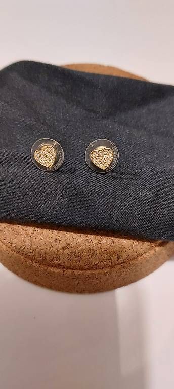 Orecchini pendenti & Orecchini a lobo: Swarovski Ohrstecker-Herz – Usato da Untersiggenthal venduto da GiuseppinaM