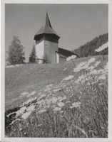 Vintage Otto Furter, Kirchlein von Glaris, Davos