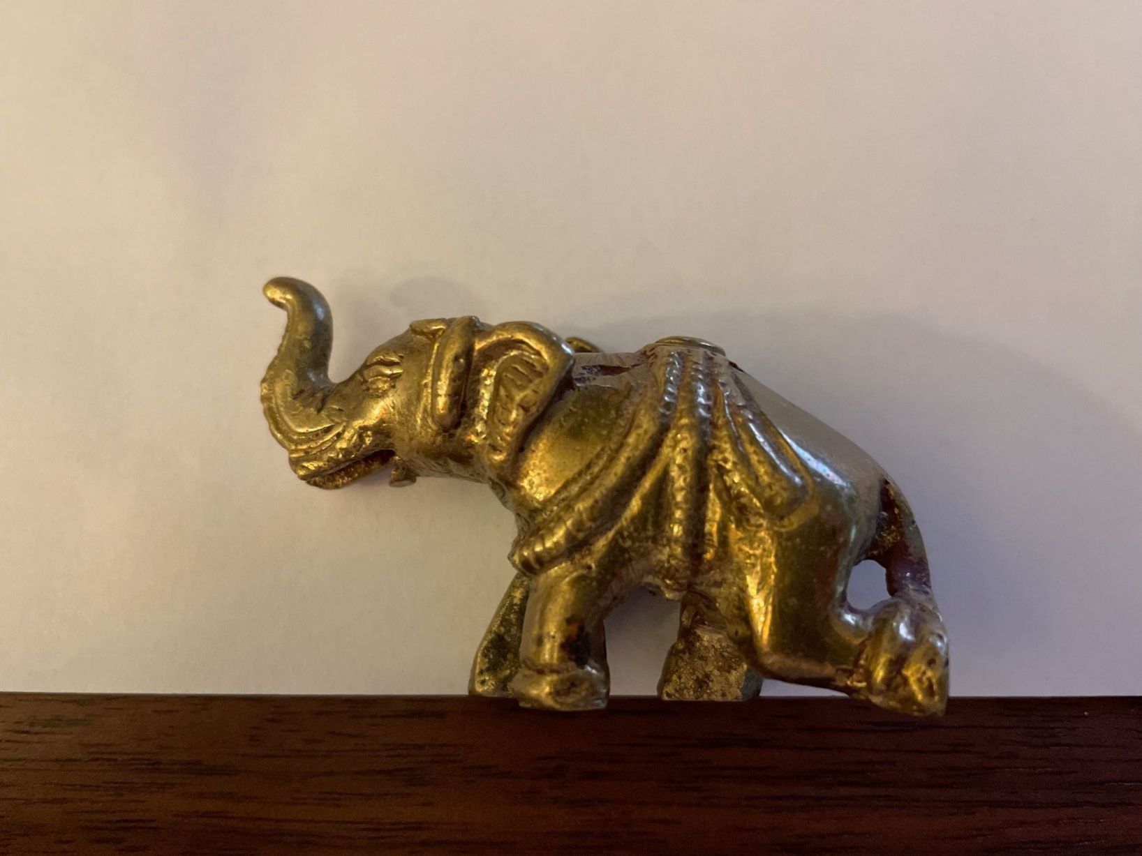 Statuette: Messing Elefant (3 cm / 3.5 cm hoch) – Usato da Zürich venduto da plumita 2