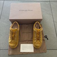 Gianvito Rossi Yellow Sued sneakers 35