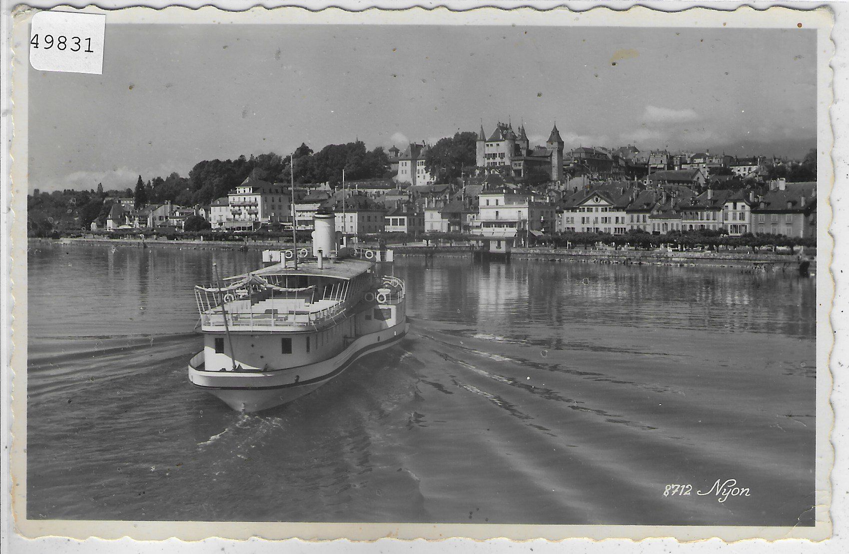 Ansichtskarten: Nyon - Dampfer - Bateau-Salon – Gebraucht aus Ettingen von Kartenplanet