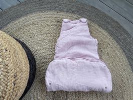 Babyschlafsack Musselin rosa für Kleinkinder gebrauchtT3/18m