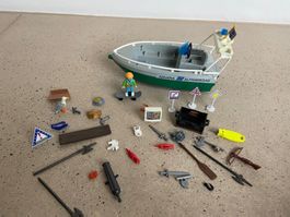 Playmobil Boot, Skatboarder und kl.Teile