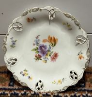 Dekorative Jugendstil Dessertschale mit Blumenmuster