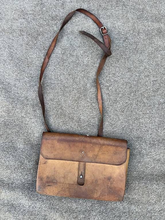SBB/CFF/FFS Taschen: Sacoche en cuir CFF – Gebraucht aus Fribourg von Ardoffel