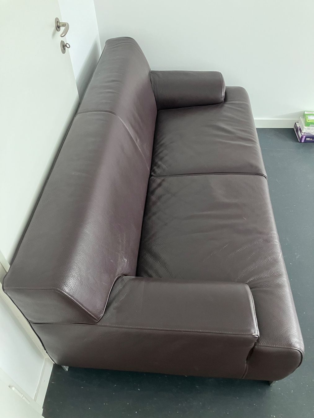 Interio Sofas: Braunes Ledersofa Interio – D'occasion à Zürich par graul 2