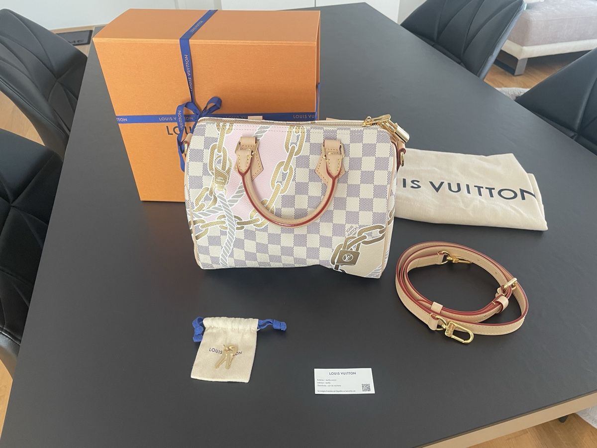 Louis Vuitton Borse da donna: Louis Vuitton Speedy B 25 Nautical Collection – Nuovo e nell'imballaggio originale da Binningen venduto da DesignFanatic 1