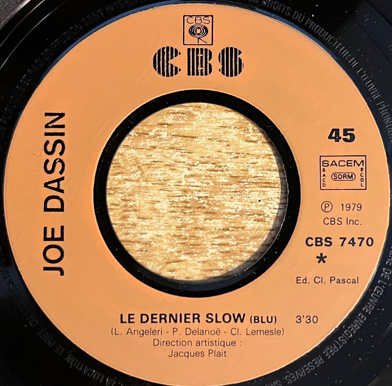 Dischi in vinile: JOE DASSIN - LE DERNIER SLOW – Usato da Bussigny venduto da vinyl-pas-cher 2