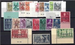 BIÉ (D V), 1944, KOMPL. SATZ Z/1-21, ** , LUXUS, SBK 175.-