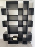 Grande bibliothèque Tylko noire sur mesure – Comme neuve