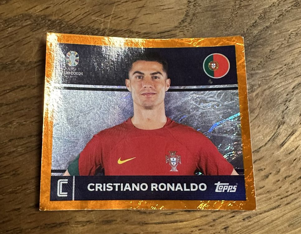 TOPPS EM 2024 Cristiano Ronaldo in Orange | Kaufen auf Ricardo