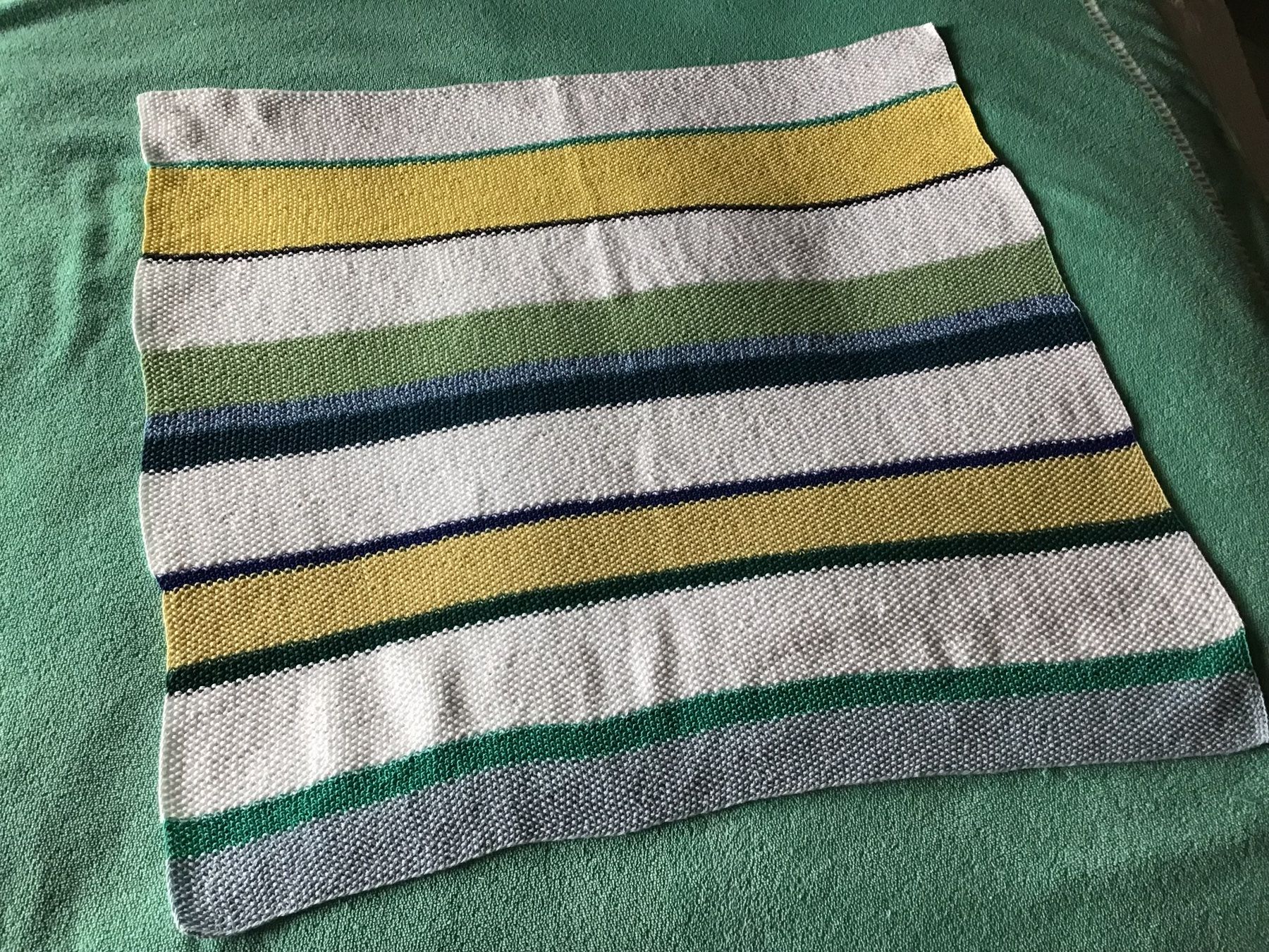 Coperte: Babydecke - Baumwolle - handgestrickt – Nuovo (secondo la descrizione) da Weggis venduto da Tupferl
